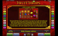fruit drops feature