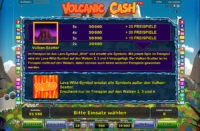 volcanic cash bonus