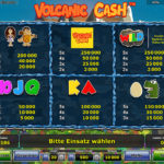 volcanic-cash-gewinne